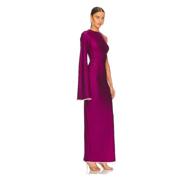 REVOLVE Khanums Khriya Pearl Trim Maxi Dress - Picture 2 of 6